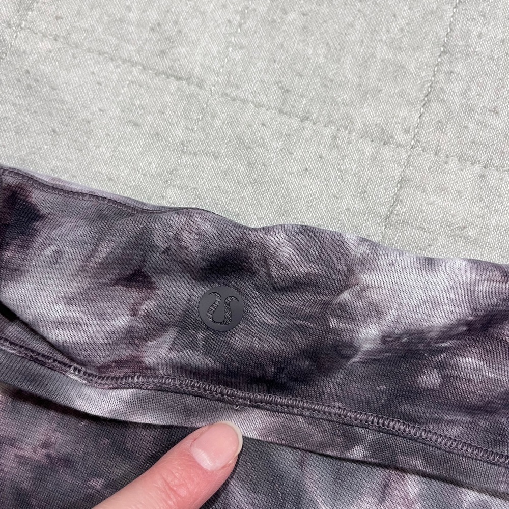 Lululemon To The Point Long Sleeve *Mist Diamond Dye Glacier Grey Moonwalk Sz 6 - Picture 4 of 8